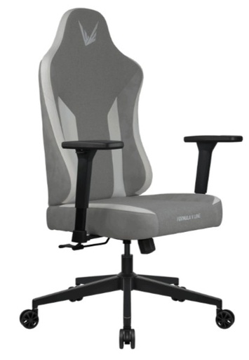 [75655] SILLA GAMER FORMULA V LINE RYVO FABRIC LIGHT GREY (4711401663041)