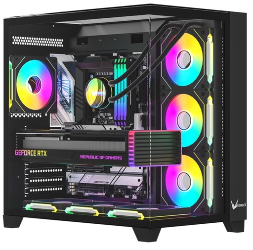 [76306] Gabinete Gamer Formula V Crystal Z9 Floe Black