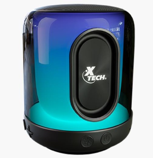 [74356] PARLANTE PORTATIL BLUETOOTH  BEATWAVE CON LUCES LED (XTS-617)