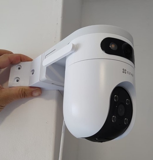 [112752] Esquinero Soporte Para Ezviz H8C H9C Exterior Accesorio ( No Incluye Camara Ezviz )