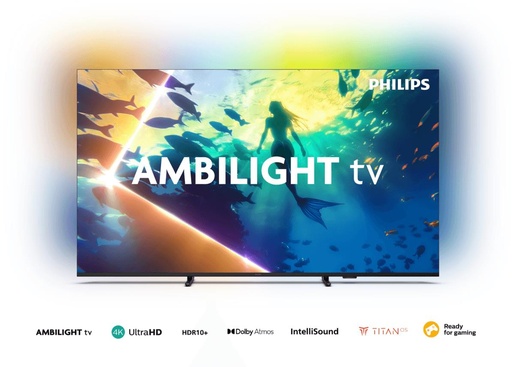[112859] Tv Led 4K 65 Philips 65Pud810077 - Uhd Smart Tv Ambilight So Titan
