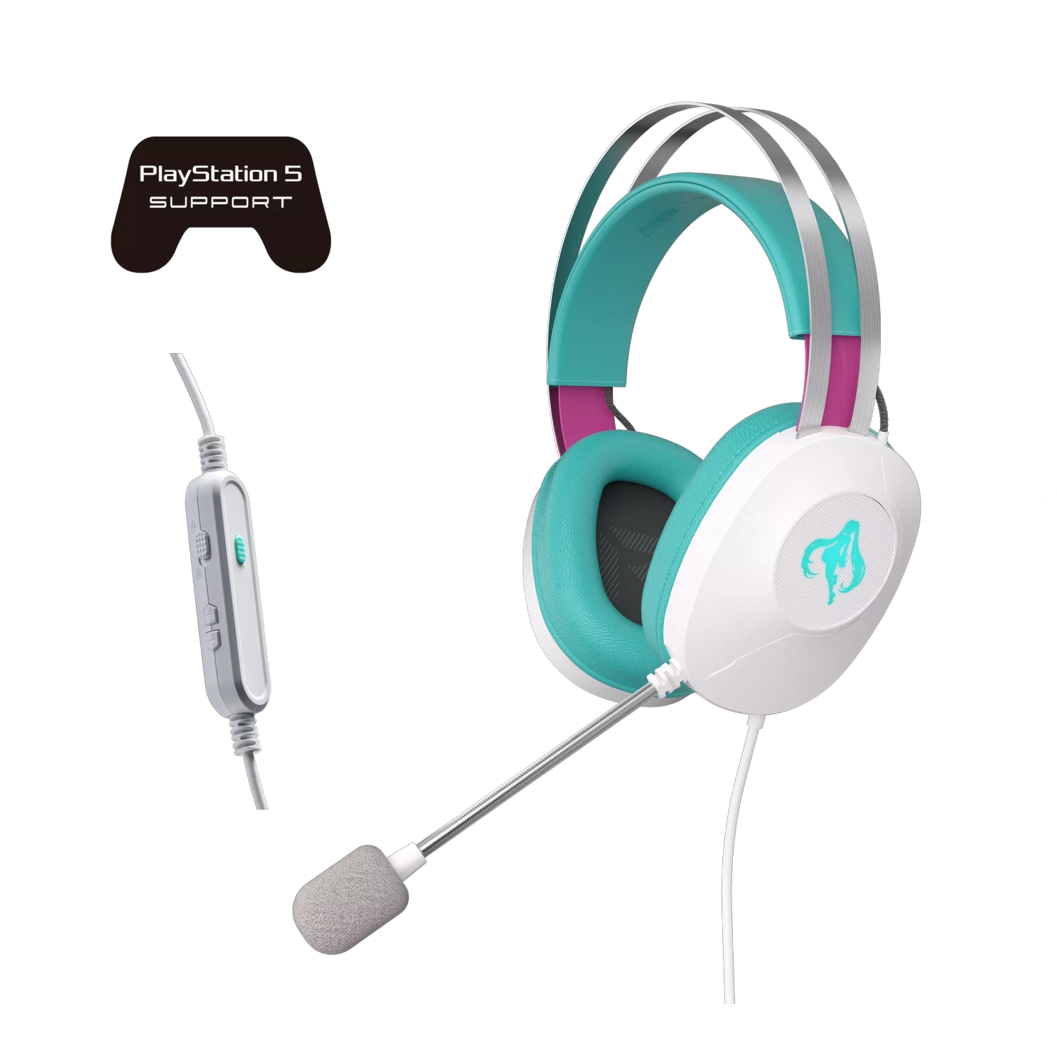 [112868] Auricular Asus A303 Tuf Gaming H1 Gen Ii Hatsune Miku Edition