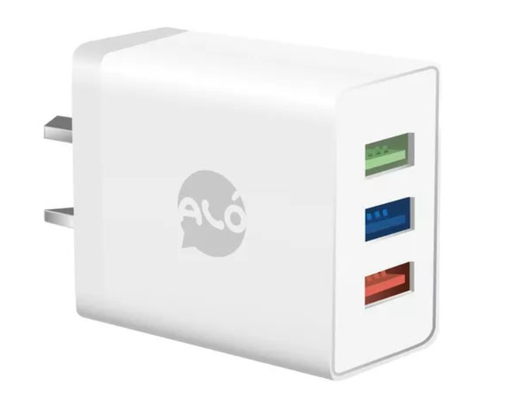 [113037] Cargador Alo Power 15W Cable Flash Type-C Blanco (8020)