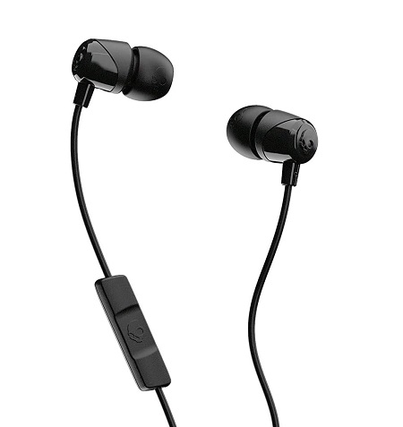 [113152] AURICULAR SKULLCANDY JIB BUDS IN-EAR - BLACK (S2DUYK-343)