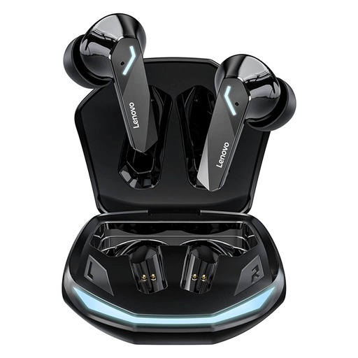 [8176] Auricular In Ear Lenovo Gm2 Pro Bluetooth Bateria Auricular 40Mah Bateria Base 350Mah Negro Gaming