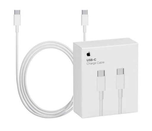 [8320] Cable Tipo C A Tipo C Para Apple Iphone Largo 1Mt. Qc Carga Rapida 20W