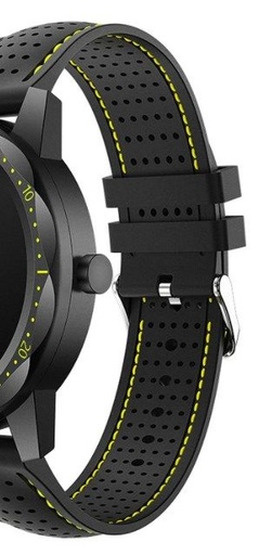 [391] Colmi Correa Malla Silicone Strap Model Sky 1 Yellow