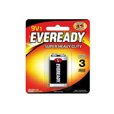 [512] Eveready Pila 9V Carbon 1222 Blister X 1 Pila
