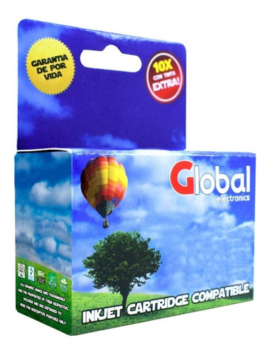 [3234] Global Cartucho Alternativo Hp 667 Xl Negro