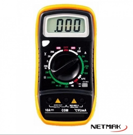 [6234] Netmak Nm-838 - Tester Digital Con Buzzer Temp Data Hold