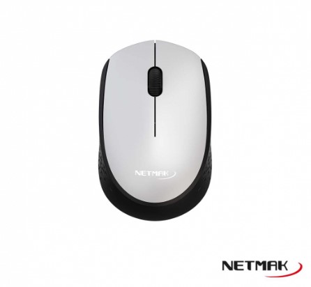 [9256] Netmak Nm-M680-S Mouse Usb Inalambrico Color Silver Gris
