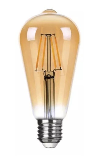 [9493] Novoled Bfl8G St64 Filamento Golden E27 8W 3000K
