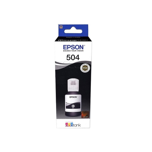 [1946] Tinta Original Epson T504 Black Para Epson L4150/6161 Series