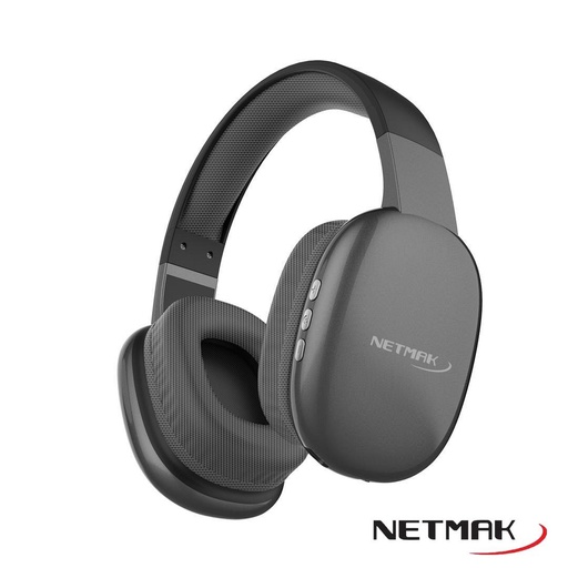 [6199] Netmak Nm-Volt - Auricular Vincha Bluetooth Dual Negro