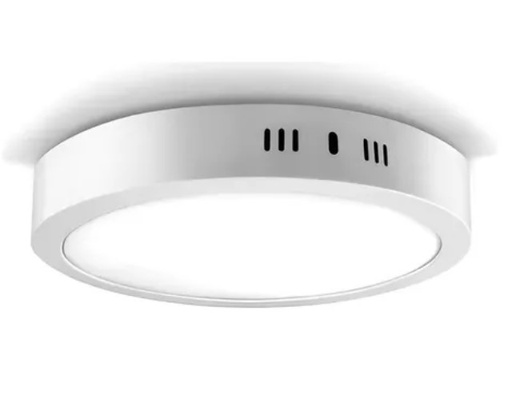 [9828] Novoled Plafon Panel Led De Aplicar Redondo 24W Calido 3000K Nov-Par24C
