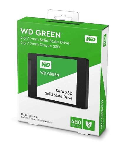 [8549] Western Digital Disco Ssd Sata Green 480Gb Wds480G3G0A