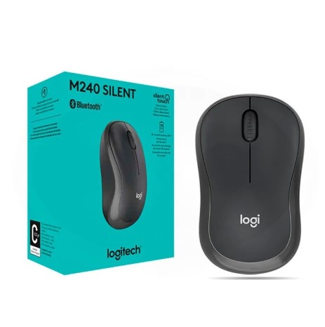 [10185] Logitech M240 Silent Mouse Black Bluetooth