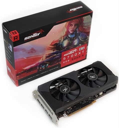 [10264] Sentey RX5700XT Placa De Video Vga RX5700XT(2560sp) 8Gb Gddr6 256bit Hdmi 3x Display Port