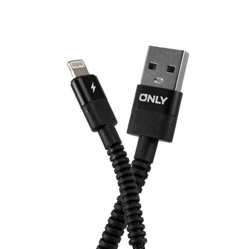 [10266] Xaea Cable Usb Modx-090 Hulk- Lightning - 4A Carga Rapida Largo 1Mt Negro/Verde