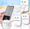 MINI IMPRESORA TERMICA PORTATIL GATITO CELESTE BLUETOOTH