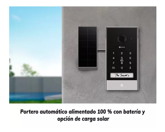 EZVIZ CS-EP7 VIDEO PORTERO SMART 3MPX WIFI SOLAR