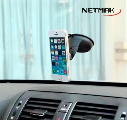 NETMAK NM-HC22 SOPORTE CELULAR UNIVERSAL MAGNETICO PARA AUTO HOLDER