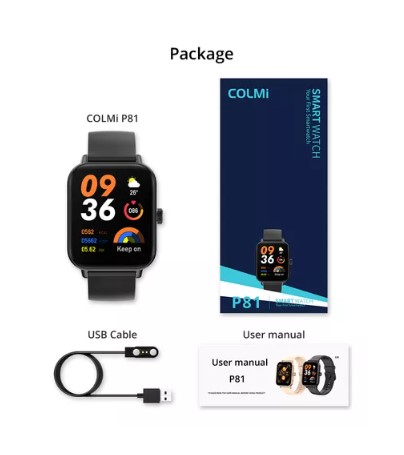 COLMI SMARTWATCH P81 FITNESS IP68