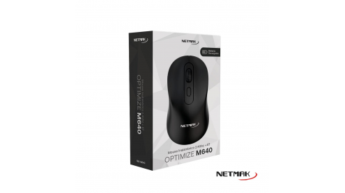 NETMAK MOUSE NM-M640 2.4GHZ + BT RECARGABLE NEGRO