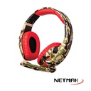 NETMAK NM-COUNTER AURICULAR GAMER CAMUFLADO PLUG 3.5 MM PS4