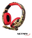 NETMAK NM-COUNTER AURICULAR GAMER CAMUFLADO PLUG 3.5 MM PS4