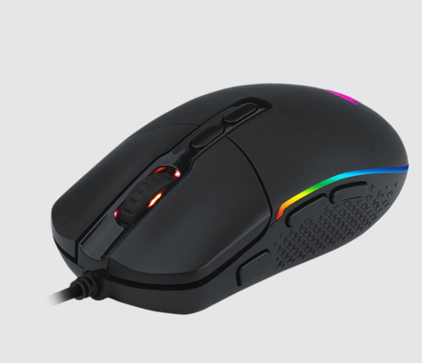 REDRAGON MOUSE GAMER INVADER M719 RGB BLACK