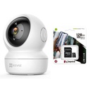 COMBO EZVIZ ALARMA SMART HOME CON 4 SENSORES + CÁMARA C6N INTERIOR + CÁMARA EXTERIOR H8C 1080P + MICROSD X2