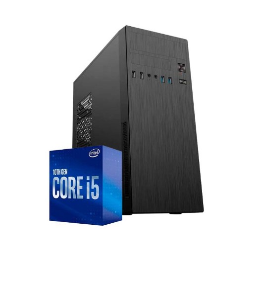 PC ARMADA INTEL I5-10400 CON VIDEO + MOTHER + RAM 8GB + SSD 480GB FREE DOS