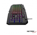 NETMAK NM-X402 TECLADO GAMER RETROILUMINADO USB