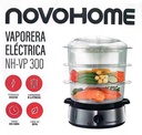 NOVOHOME NH-VP300 VAPORERA 3 RECIPIENTES 9LTS 800W TEMPORIZADOR