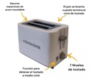 NOVOHOME NH-TO025 TOSTADORA 7 NIVELES 2 REBANADAS