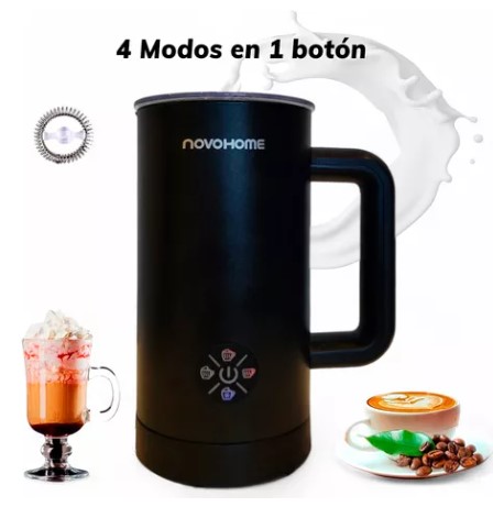 NOVOHOME NH-MF6000 MILK FROASTER ESPUMADOR Y CALENTADOR DE LECHE 4 EN 1 500ML 500W