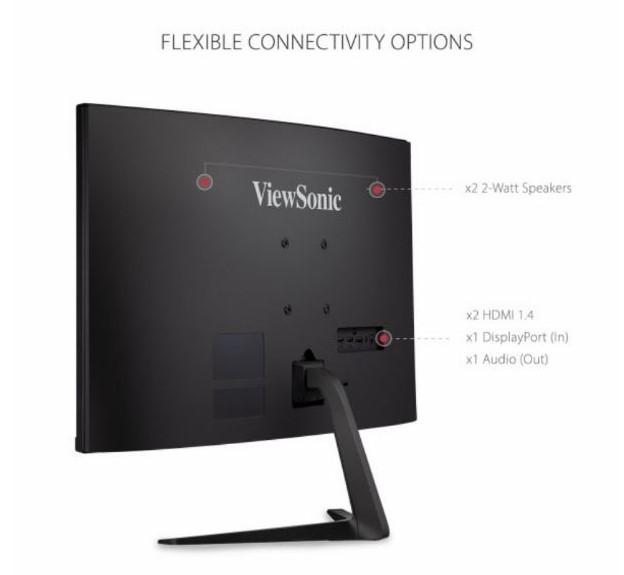 VIEWSONIC VX2718-PC-MHD MONITOR 27&quot; CURVO 165MHZ 1MS