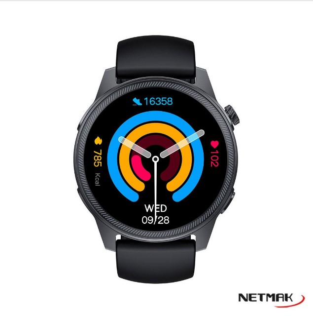 NETMAK NM-ENERGY SMARTWATCH BLUETOOTH 5.3 AMOLED NEGRO