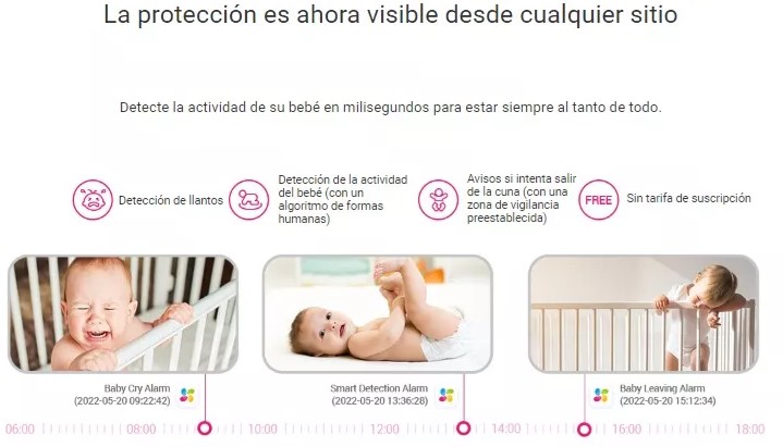 EZVUZ BABY CALL CS-BM1-BEAR LLANTO MUSICA AVISOS WIFI