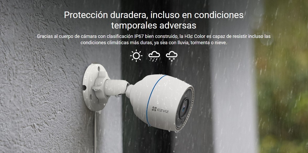 EZVIZ CS-H3C-1K2WFL 2.8MM 1080P COLOR VU WIFI IP
