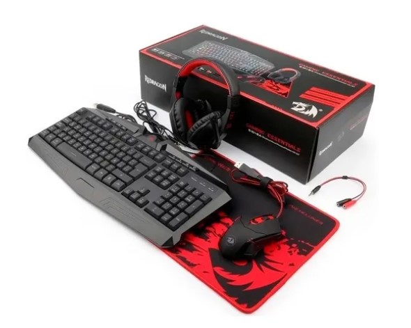 REDRAGON S101-BA 4 EN 1 TECLADO MOUSE AURICULAR GAMEPAD