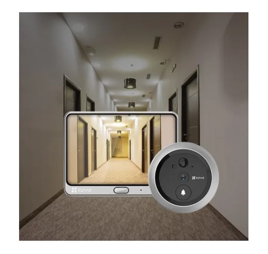 EZVIZ DP2C 2MPX VIDEO PORTERO MIRILLA WIFI IP ZINC