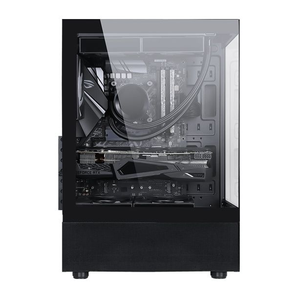 FORMULA V GABINETE GAMER CRYSTAL Z1+ BLACK ATX + 3 FANS FRGB