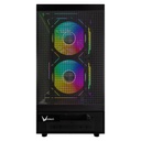 FORMULA V GABINETE GAMER CRYSTAL Z8 COSMIC BLACK ATX + 6 FANS FRGB