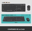 LOGITECH MK295 TECLADO MOUSE USB WIRELESS