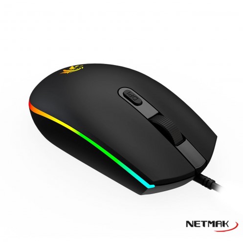 NETMAK NM-GM51 MOUSE GAMER 4D RGB