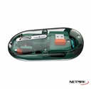 NETMAK NM-M670-G MOUSE TRANSPARENTE 2.4GHZ BLUETOOTH 5.0 VERDE