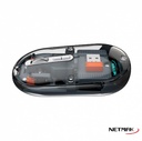 NETMAK NM-M670-S MOUSE TRANSPARENTE 2.4GHZ BLUETOOTH 5.0 GRIS