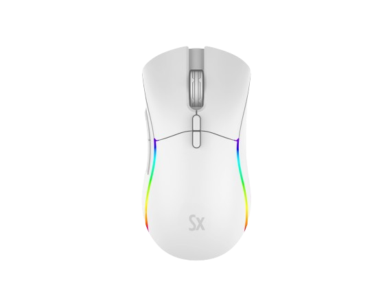 SOLARMAX MOUSE GAMER RGB USB BLANCO GM06W